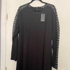 Eloquii Black Long Sleeve Dress